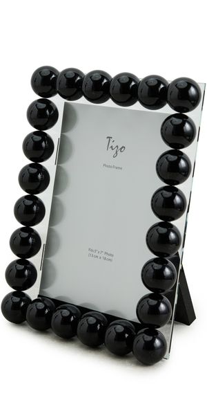 Tizo Design 5x7 Crystal Frame - Black Single Ball Black One Size
