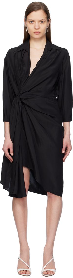 Gauge81 Black Miya Minidress