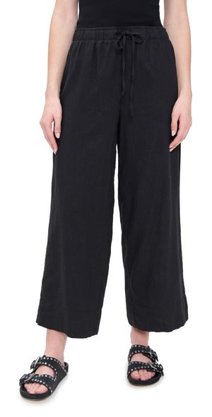Z Supply Easton Linen Pants Black L