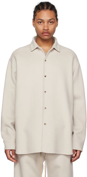 Fear of God Beige Buttoned Jacket