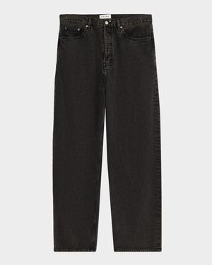 Men's Baggy Black Denim Jeans