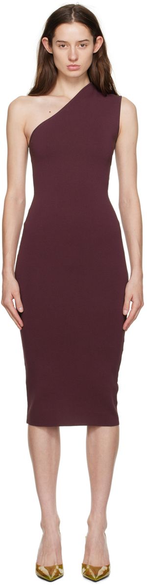 Gauge81 Burgundy Arriba Midi Dress