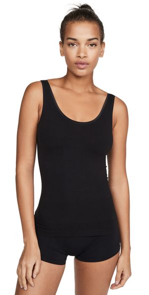 Yummie Seamlessly Shaped 2 Way Tank Black 1X/2X