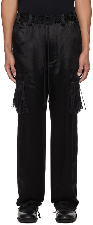 Song for the Mute Black Lined Cargo Pants
