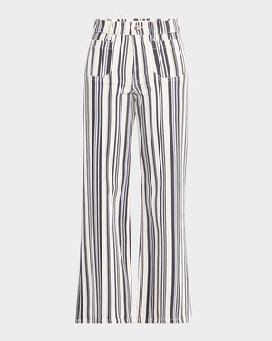 Le Slim Palazzo Modernist Pocket Jeans