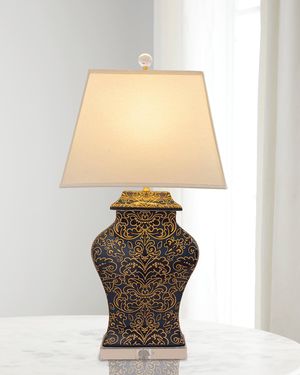 Richmond Damask 33" Table Lamp