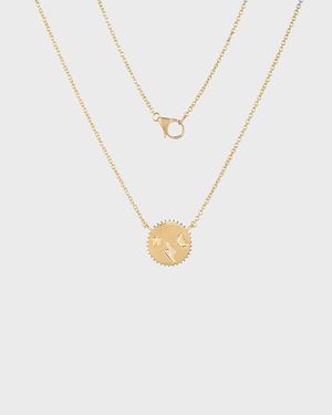 Celestial Disc Small Necklace