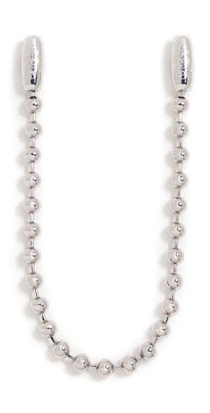 Ossa Ballchain Mini Wristlet Rhodium One Size
