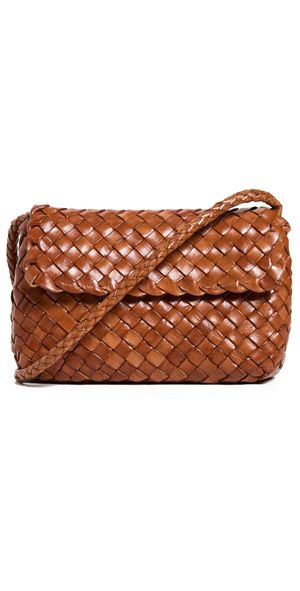 Loeffler Randall Vinnie Mini Woven Crossbody Bag Timber One Size