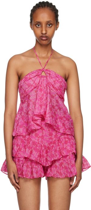 Isabel Marant Etoile Pink Gabao Camisole