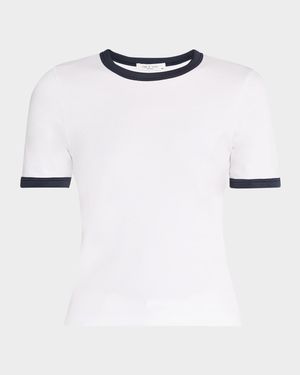 Mia Short-Sleeve Ringer Tee