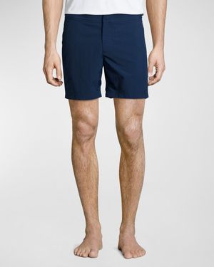 Men's Bulldog Solid Swim Shorts