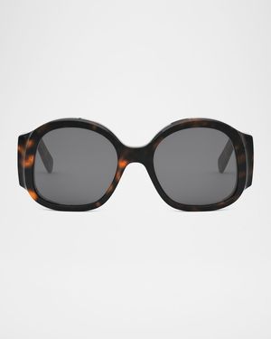 Max Triomphe Round Acetate Sunglasses