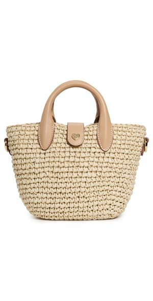 Stoney Clover Lane Mini Bucket Tote Natural One Size