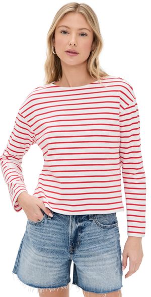 RAILS Macy Top Cherry Stripe L