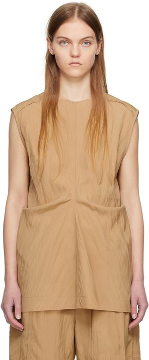 Studio Nicholson Beige Garda Tank Top