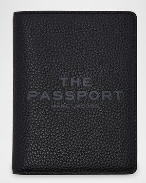 Pebble Leather Passport Holder