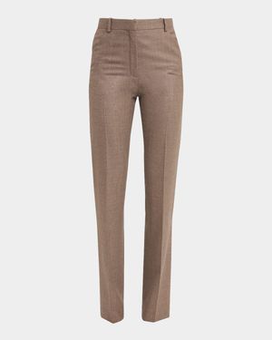 Sawyer Wool Straight-Leg Trousers
