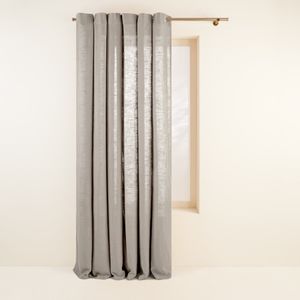 Madura - Rideau à oeillets - Taille 138x350 - Marron