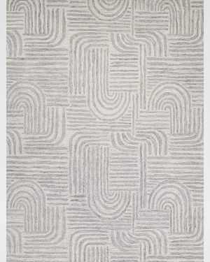 Juno Hand-Tufted Gray/Ivory Rug, 12' x 15'