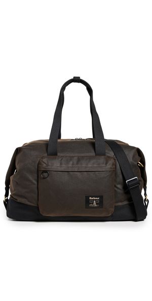Barbour Field Wax Duffle Bag Olive/Black One Size