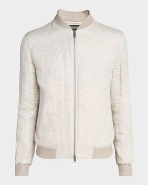 Men's Oasi Lino Bomber Jacket