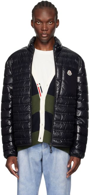 Moncler Black Leveche Short Down Jacket