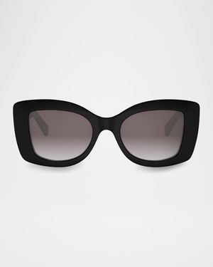 Celine 3 Dots 52mm Butterfly Sunglasses