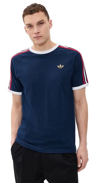 adidas 3s Nations Tee Night Indigo/Better Scarlet/Wh M