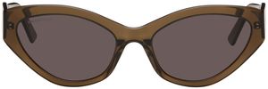 Balenciaga Gray Cat-Eye Sunglasses