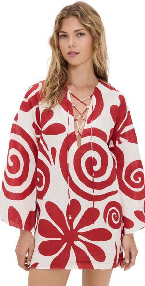 Cala de la Cruz Turin Dress Cenotescarlet S