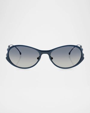 Men's DL1014 Oval Sunglasses