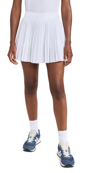 Beyond Yoga If You Pleats Mini Skirt True White XL