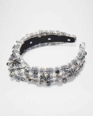 Knotted Crystal Woven Headband