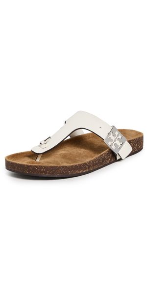 Tory Burch Mellow Thong Sandals Blanc/Light Oak 5.5