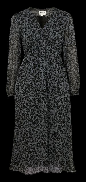 Maison 123 - Robe longue imprimée - Taille XL - Gris
