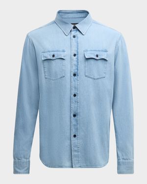 Men's Denim Western Shirt