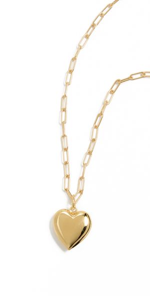 HART Puffy Heart Necklace Gold One Size