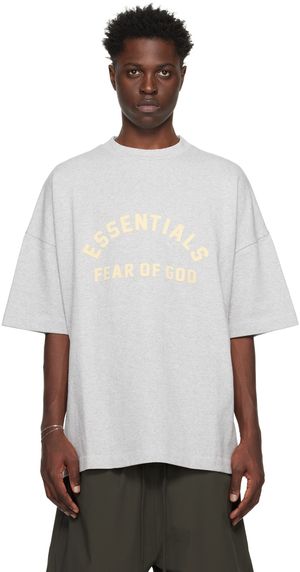 Fear of God ESSENTIALS Gray Crewneck T-Shirt