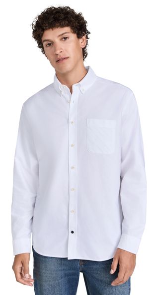 Taylor Stitch Jack Oxford Shirt White Everyday Oxford 46