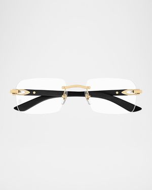 Men's CT0453OM Metal Rectangle Optical Frames