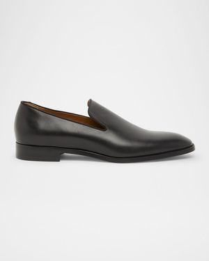 Men's Danny Red-Sole Leather Loafers