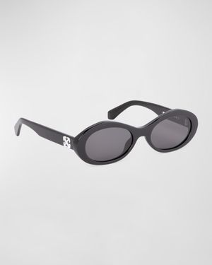 Edison Oval Acetate Sunglasses