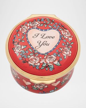 I Love You Enamel Box