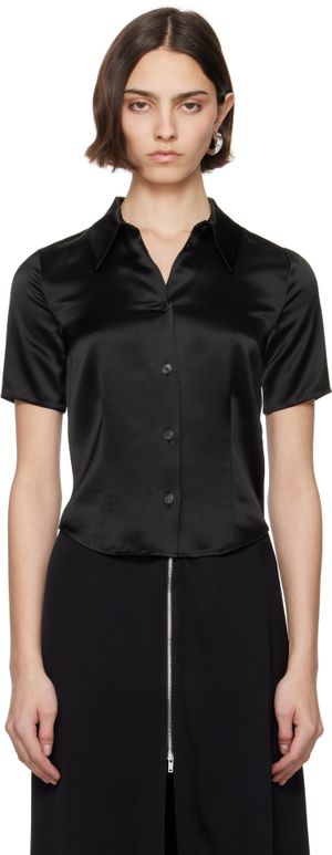 Nanushka Black Clare Shirt