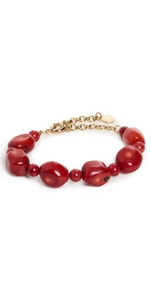 LELET NY Arlo Stone Bracelet Red One Size