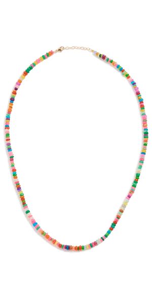 JIA JIA Rainbow Smooth Large Opal Necklace Rainbow One Size