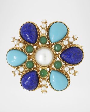 Multi-Stone Brooch