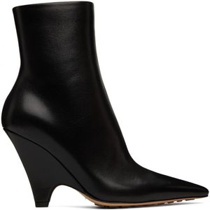 Bottega Veneta Black Point Ankle Boots