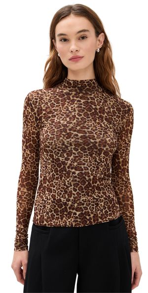 La Ligne Caro Top Leopard M